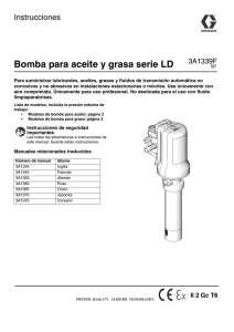 3A1339F LD Series Oil and Grease Pump, Instructions