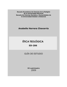 GE0206 Etica teológica - Repositorio de la Universidad Estatal a
