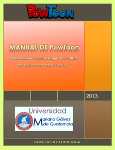 MANUAL DE PowToon - TECNOLOGIA E INFORMATICA