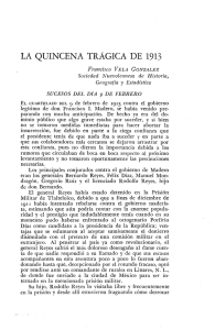 LA QUINCENA TRÁGICA DE 1913