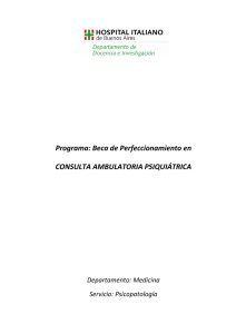 Programa - Hospital Italiano de Buenos Aires