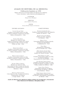 Año 2010 – Volumen 1 - Sociedad Chilena de Historia de la Medicina