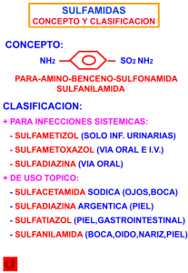 Sulfamidas, Trimetoprima y Nitroimidazoles