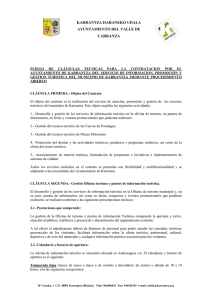 Pliego de clausulas técnicas (PDF 124KB)