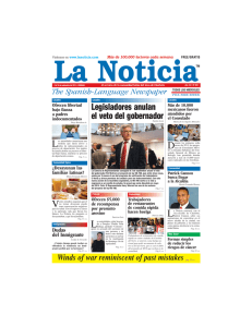 Inmigración - La Noticia - The Spanish
