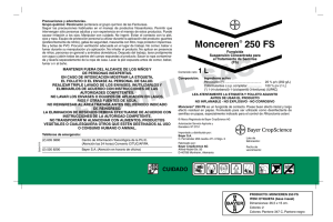 Etiqueta Monceren® 250 FS