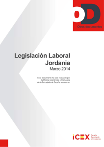 Legislación laboral de Jordania Marzo 2014