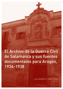 El archivo de la Guerra Civil de Salamanca y sus fuentes