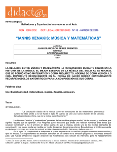 Iannis Xenakis: Musica y Matematicas