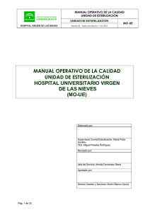 manual operativo de la calidad unidad de esterilización hospital