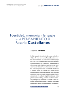 Rosario Castellanos - Revista Elementos, Ciencia y Cultura