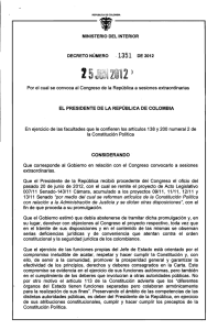 Decreto 1351 - Presidencia de la República de Colombia