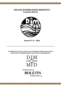 Boletín 19 - Diàleg Interreligiós Monàstic (DIM)