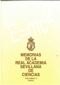 Volumen 8 Año 2004 - Real Academia Sevillana de Ciencias