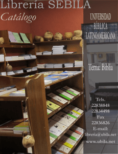 Librería SEBILA - Universidad Bíblica Latinoamericana