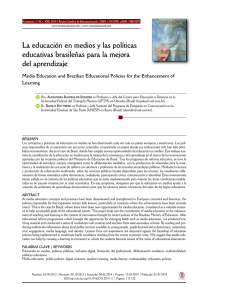 La educación en medios y las políticas educativas brasileñas para