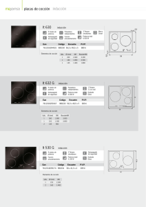 It 630 It 632 G placas de cocción inducción