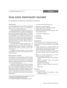 Guía sobre reanimación neonatal - Sociedad Uruguaya de Pediatría