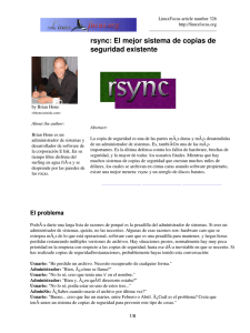 rsync: El mejor sistema de copias de seguridad