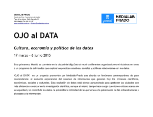 OJO al DATA - Medialab Prado