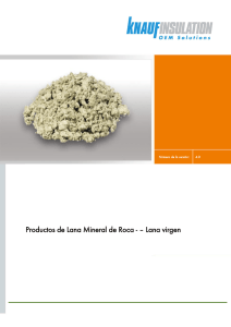 Productos de Lana Mineral de Roca - – Lana virgen