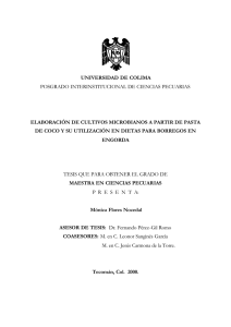 UNIVERSIDAD DE COLIMA POSGRADO INTERINSTITUCIONAL