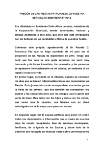 Pregón Año 2014 - Ayuntamiento de San Andrés y Sauces