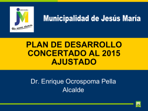 Diapositiva 1 - Municipalidad de Jesús María