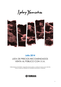 Julio 2014 - Piano Leones