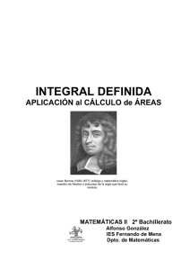 Integral definida - Página web de Alfonso González