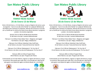 San Mateo Public Library San Mateo Public Library