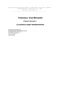 Francisca Cruz Bernardo