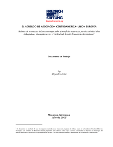 El acuerdo de Asociacion Centroamerica