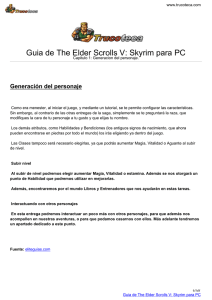 Guia de The Elder Scrolls V: Skyrim para PC