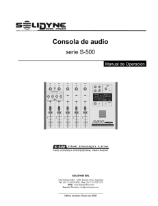 Consola de audio