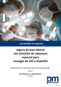 seguro de baja laboral vih-hepat - Col·legi Oficial d`Infermeria de les