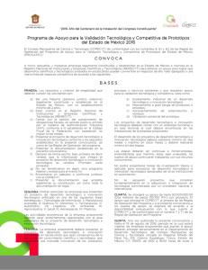 Consulta la convocatoria 2016 - Consejo Mexiquense de Ciencia y