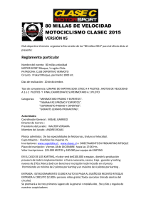 80 MILLAS DE VELOCIDAD MOTOCICLISMO CLASEC 2015