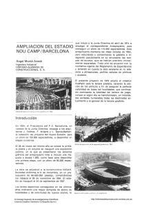 Ampliación del estadio Nou Camp/Barcelona