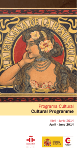Cultural Programme April