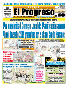 2014 - Diario el Progreso