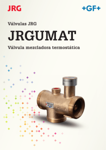 Válvulas JRG Válvula mezcladora termostática