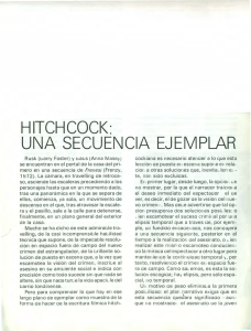 hitchcock: una secuencia ejemplar