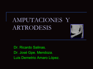 amputaciones y artrodesis