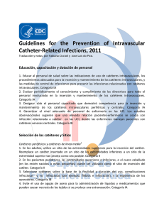 Recomendaciones CDC Catéteres 2011