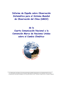 Informe de España sobre Observación Sistemática para el