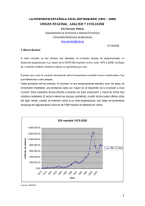 la inversión española en el extranjero (1993 – 2005)