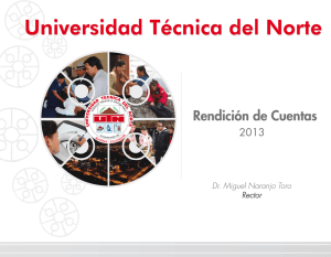 Informe Gestion 2013 - Universidad Técnica del Norte / UniPortal