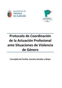 Protocolo Actuacion Violencia - Ayuntamiento de Pozuelo de Alarcón