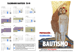 Folleto bautizos 13-14 - Parroquia San Leopoldo
